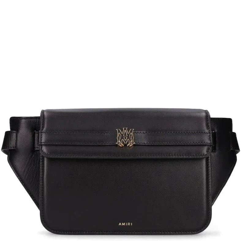 AMIRI Black Leather MA Clutch Crossbody LFS SHOP