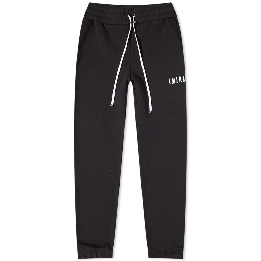 Amiri Black Puff Logo Sweatpants LFS SHOP