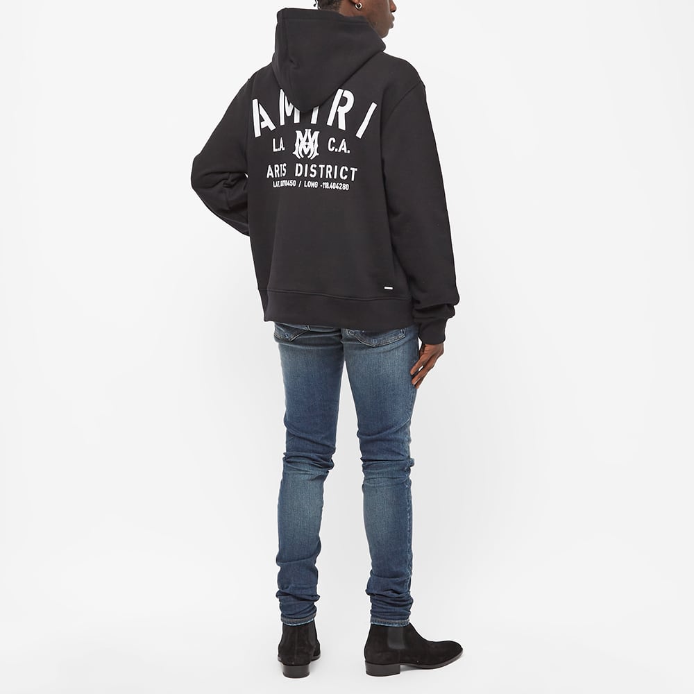 Amiri Black Stencil Hoodie LFS SHOP