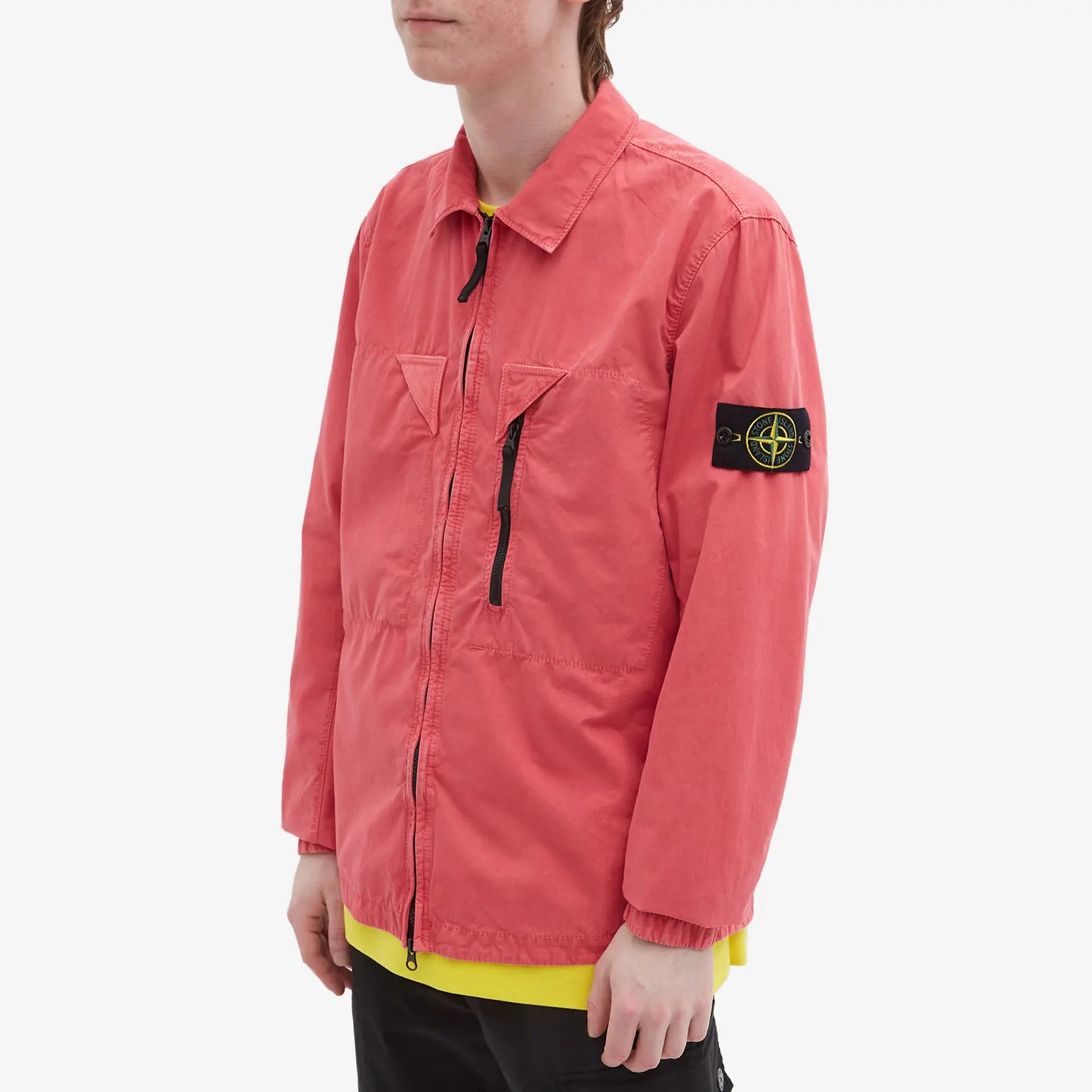 Stone Island Brushed Cotton Overshirt LFS SHOP