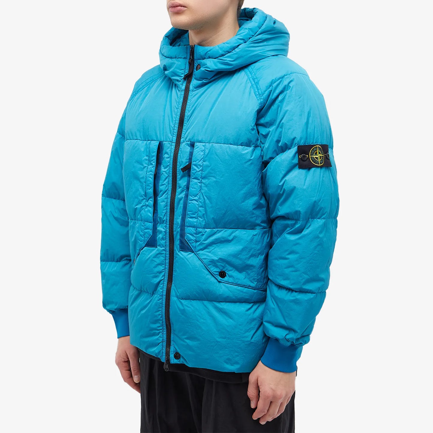 Stone Island's Crinkle Reps Down Jacket LFS SHOP