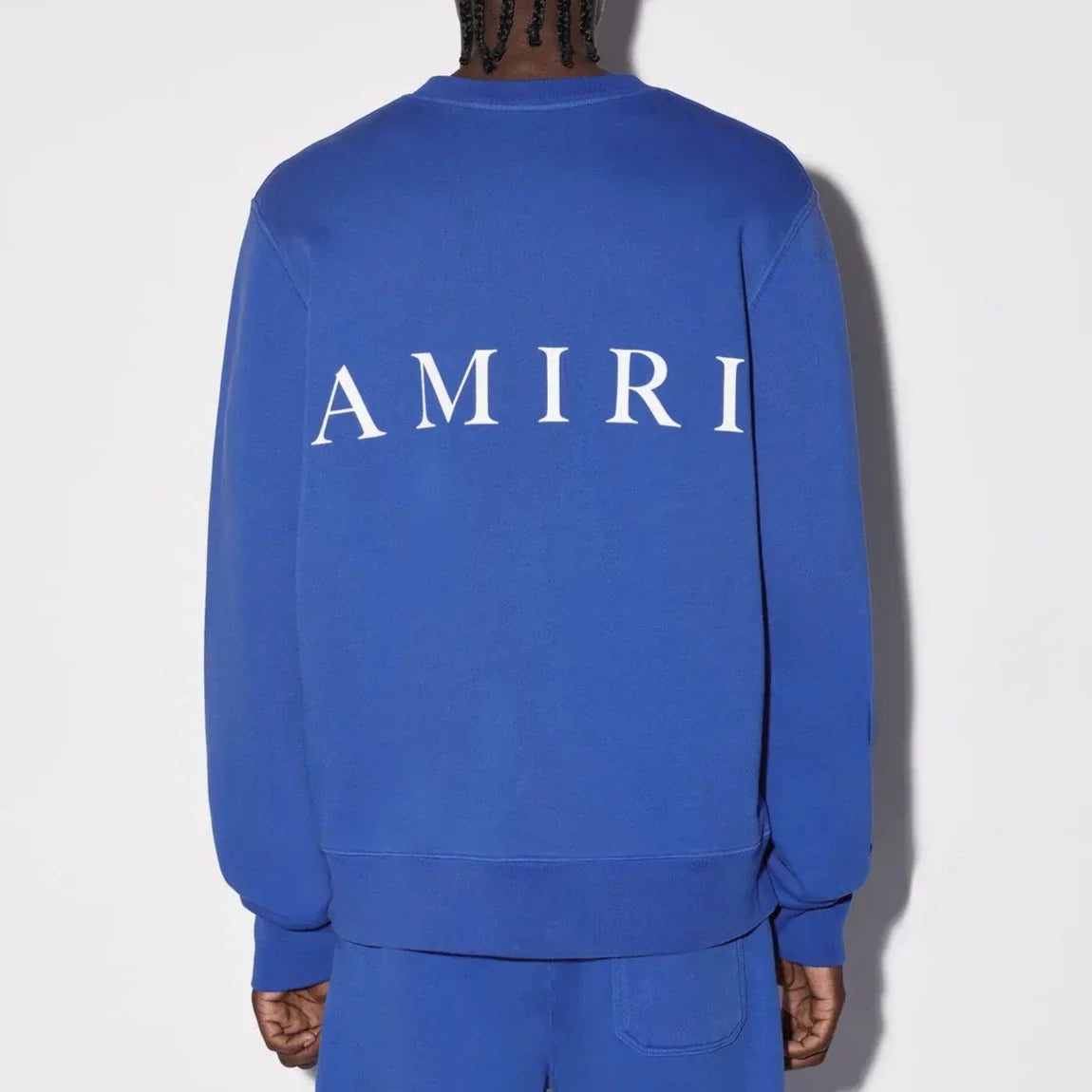 Amiri Blue Logo Crewneck LFS SHOP