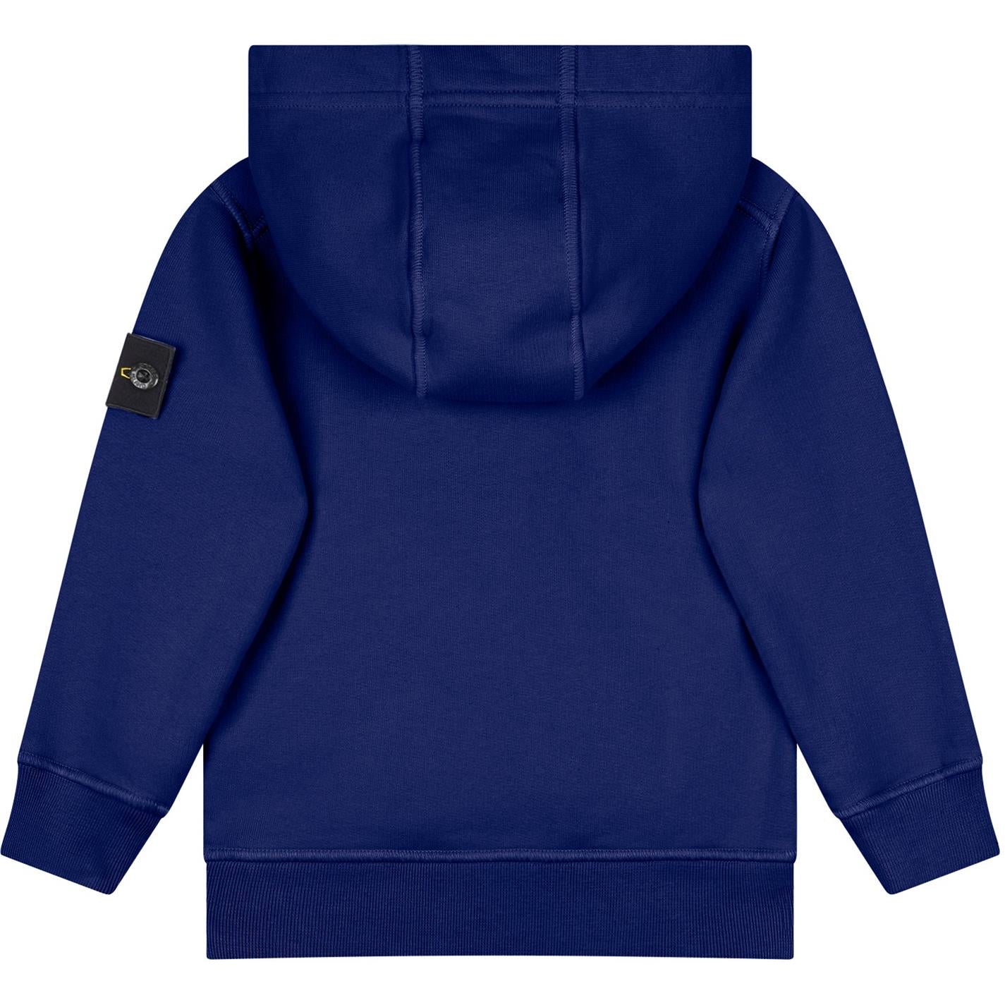 Kids Stone Island Blue Hoodie LFS SHOP