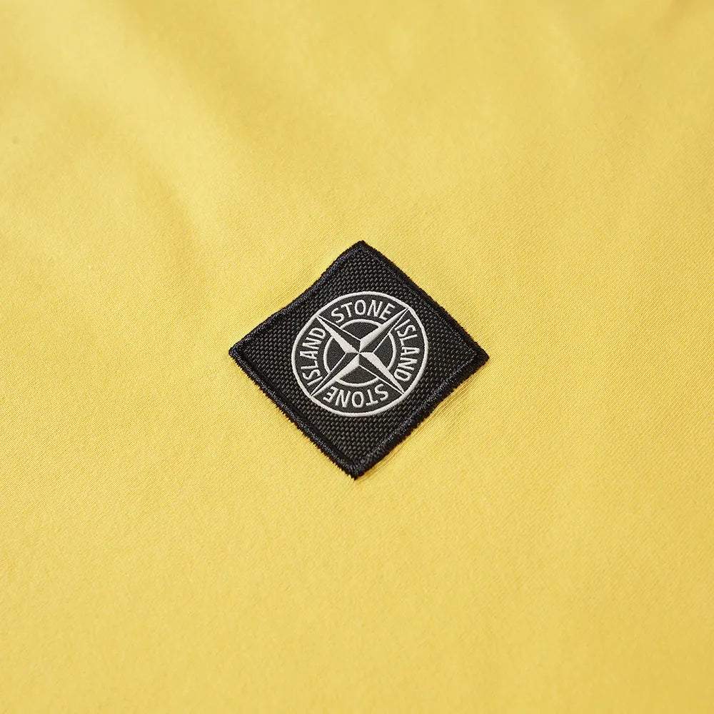 Stone Island Yellow Patch Logo T-Shirt LFS SHOP