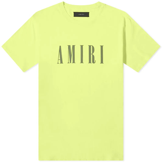 Amiri Lime Logo T-Shirt LFS SHOP