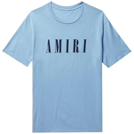 Amiri Blue Logo T-Shirt LFS SHOP
