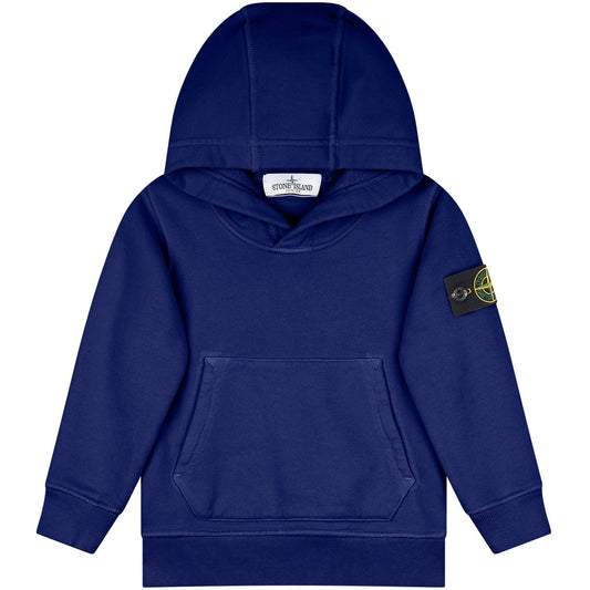 Kids Stone Island Blue Hoodie LFS SHOP