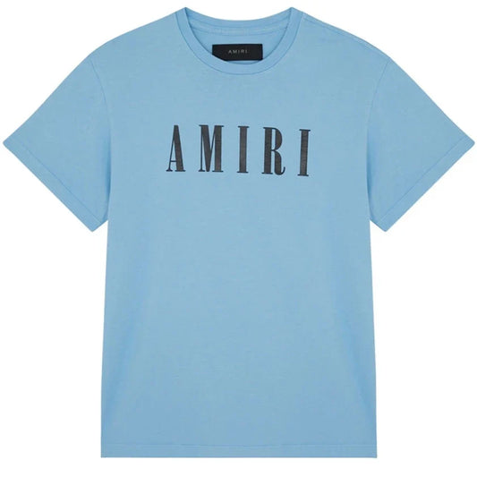 Kids Amiri Blue Logo T-Shirt LFS SHOP