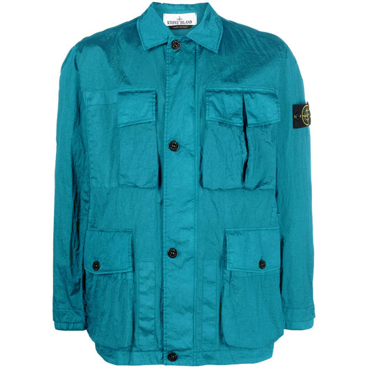 Stone Island Aqua Nylon Metal Watro Multipocket Jacket LFS SHOP