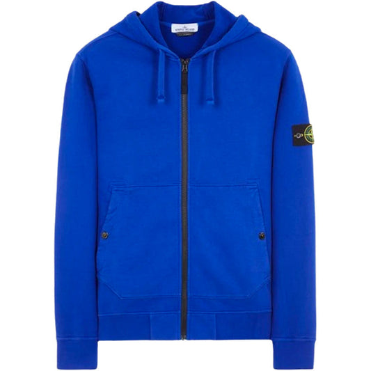 Stone Island Brushed Cotton Full Zip Hoodie LFS SHOP