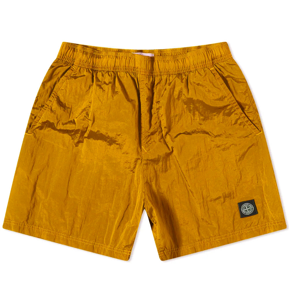 Stone Island Arancio Nylon Metal Swimshorts LFS SHOP