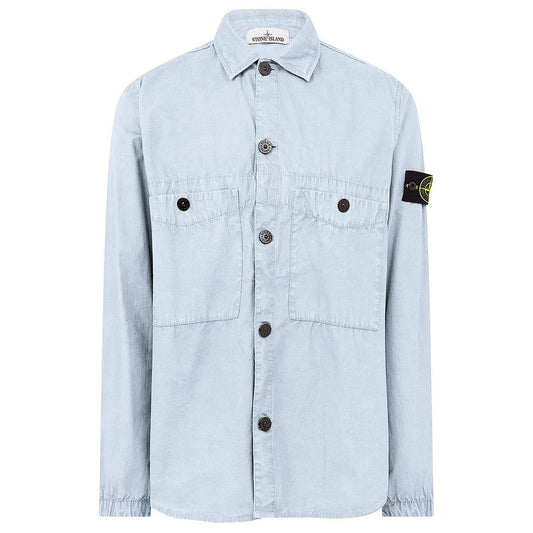 Stone Island Brushed Cotton Overshirt LFS SHOP