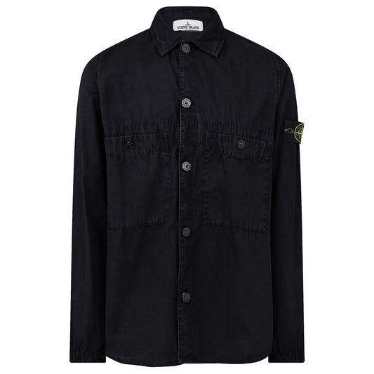 Stone Island Brushed Cotton Overshirt LFS SHOP