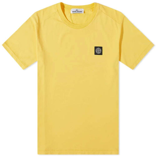 Stone Island Yellow Patch Logo T-Shirt LFS SHOP