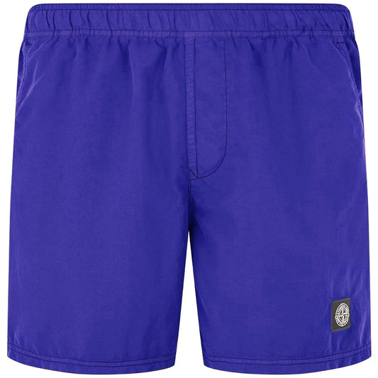 Stone Island Bluette Brushed Cotton Swimshorts LFS SHOP
